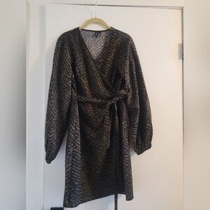 Vero Moda Long-Sleeve Wrap Dress